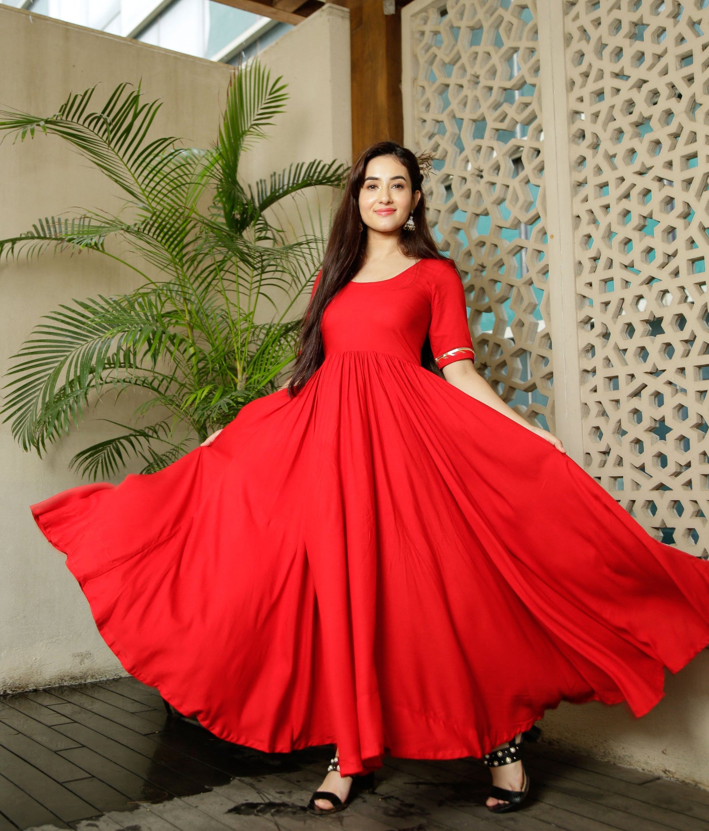 Candy Red Tassel Dress