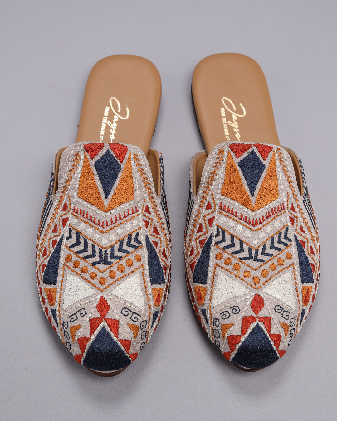 Square Hue Handcrafted Mules