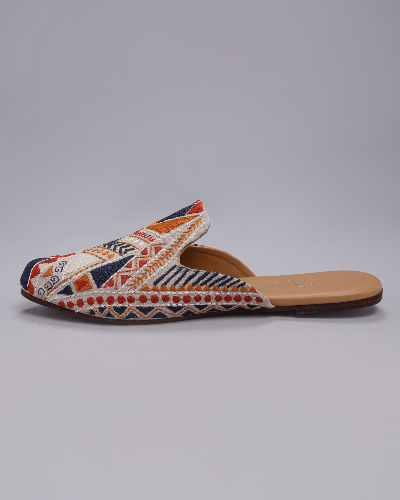 Square Hue Handcrafted Mules