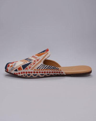 Square Hue Handcrafted Mules