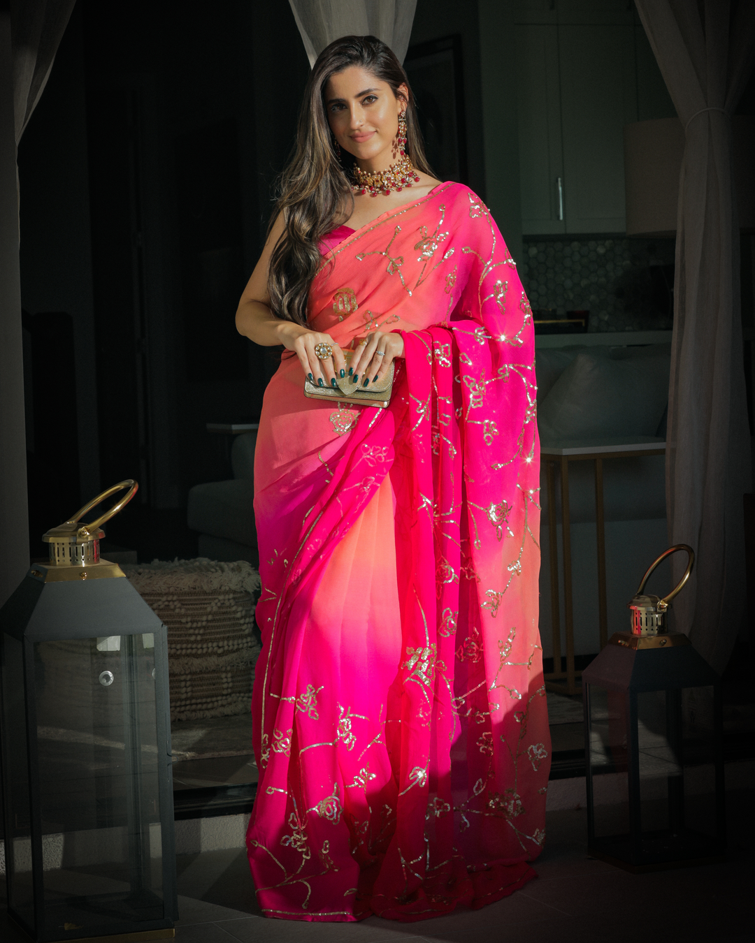 sachin and babi light blue dress Shop Authentic Pink Engagement Lehenga Online In India