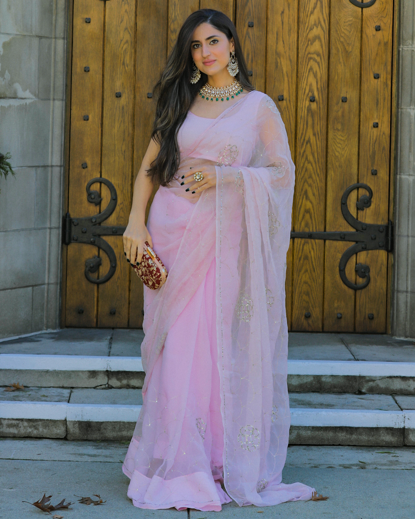 Pure chiffon sarees online outlet