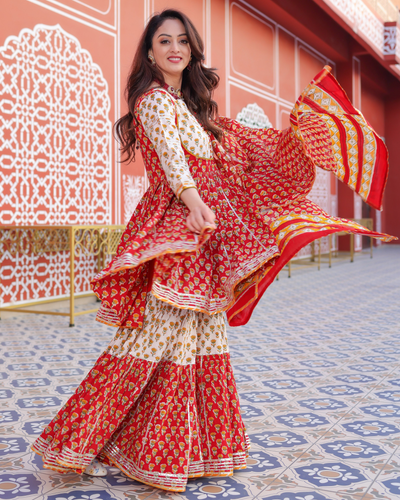 Red Salwar Suit- Buy Latest Red Color Salwar Kameez Online