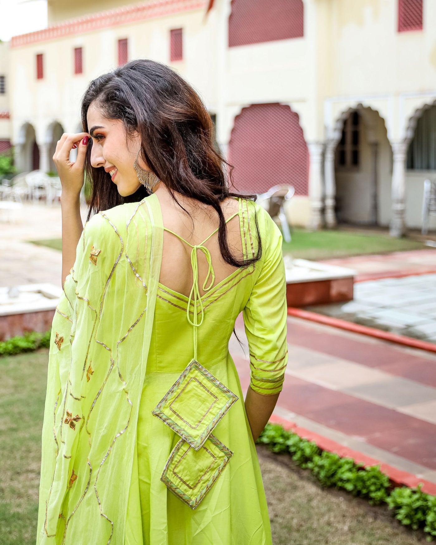 Pastel Green Gotapatti Suit Set