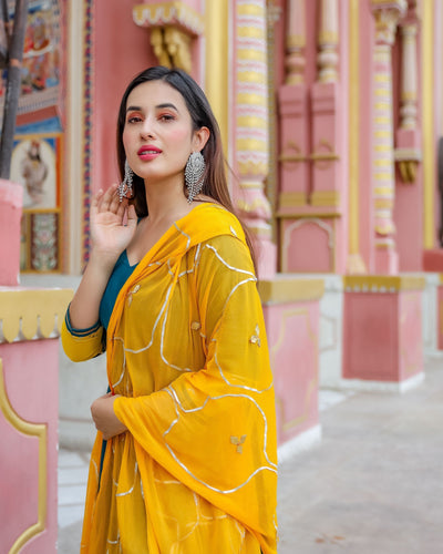 Yellow And Black Heavy Work Palazzo Suit - Indian Heavy Anarkali Lehenga  Gowns Sharara Sarees Pakistani Dresses in USA/UK/Canada/UAE - IndiaBoulevard