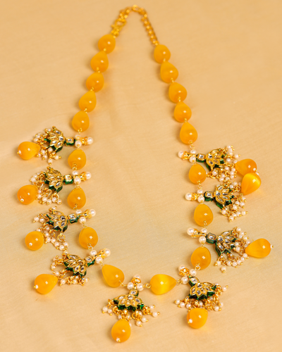 Mango Mint Handcrafted Necklace