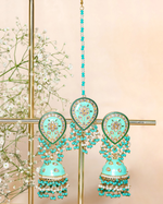Prussian Blue Handcrafted Earrings